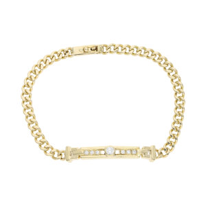 Diamant Armband Damen Gold 585 massiv Second Hand...