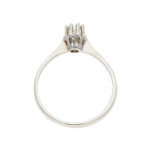 Weißgold Verlobungsring Diamant ca. 0,25 Carat Gold...
