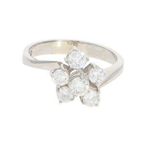 Weißgold Ring 585 Diamanten Second Hand 25326097...