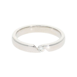 Diamantring 585 Weißgold 0,10 ct getragen 25326104...
