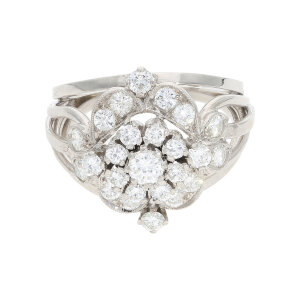 Weißgold Ring Diamant ca. 1,10 Carat Second Hand...