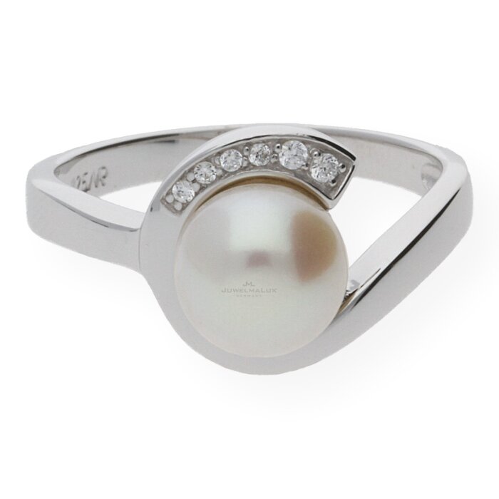 JuwelmaLux Ring in Silber mit Süsswasser-Zuchtperle JL20-07-0086