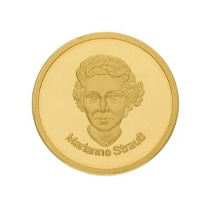 Gold Medaille Feingold 999,9 mit Zertifikat Limited...