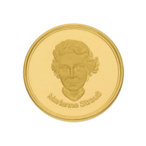 Gold Medaille Marianne Strauß 11,8 Gramm Feingold...
