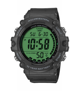 Casio Herrenuhr AE-1500WHC-1AVEF Resin, Schwarz, Grün