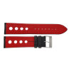 Berington Uhrband 65262X402 Leder, Racing-Rot, Schwarz
