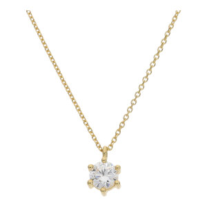 Anhänger mit Kette Gold 333 Zirkonia JL10-05-3899...