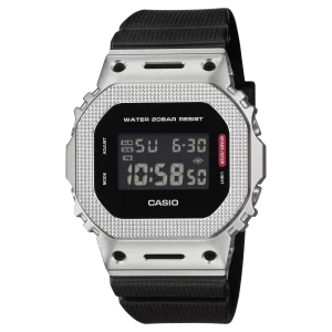Casio G-Shock GM-5600M-1ER Edelstahl, Pyramiden-Struktur