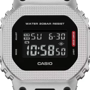 Casio G-Shock GM-5600M-1ER Edelstahl, Pyramiden-Struktur