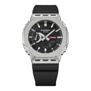 Casio G-Shock GM-2100M-1AER Edelstahl, Schwarz, Strukturiert