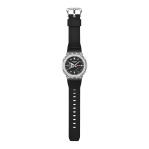 Casio G-Shock GM-2100M-1AER Edelstahl, Schwarz, Strukturiert