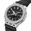 Casio G-Shock GM-2100M-1AER Edelstahl, Schwarz, Strukturiert