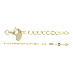 Collier Silber 925 Gold plattiert FSCO019gg
