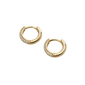 Mabina Creolen Gold plattiert 563520 Damen 925 Silber...