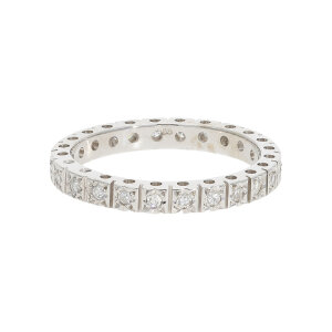 Weißgold 585 Ring Diamant 0,24 Carat Second Hand...