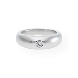 Taufring Kettenanhänger Silber 925 Zirkonia...