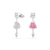 Swarovski Idyllia Drop Ohrhänger 5749602 Herz mit Pfeil, Verschiedene Schliffe, weiß, rhodiniert