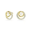 Swarovski Ohrstecker Hyperbola 5740407, Rundschliff, Weiß, Gold plattiert