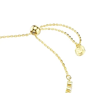 Swarovski Armband Idyllia 5744061 Verschiedene Schliffe, Herz mit Pfeil, Weiß, Gold plattiert