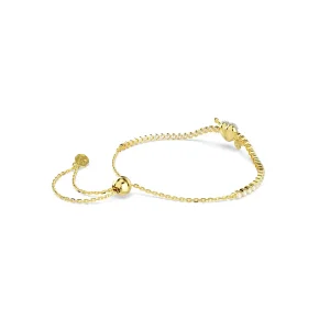 Swarovski Armband Idyllia 5744061 Verschiedene Schliffe, Herz mit Pfeil, Weiß, Gold plattiert