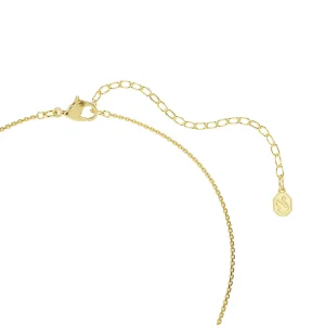 Swarovski Halskette Hyperbola 5738248 Rundschliff, Weiß, Gold plattiert