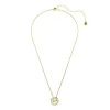 Swarovski Halskette Hyperbola 5738248 Rundschliff, Weiß, Gold plattiert