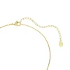 Swarovski Halskette Hyperbola 5738248 Rundschliff, Weiß, Gold plattiert