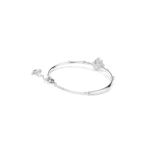 Swarovski Armreif Constella 5743523 Rundschliff, Dancing Stone, Weiß, Rhodiniert