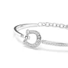 Swarovski Armband Symbolica 5746220 Pavé, Hufeisen, Weiß, Rhodiniert