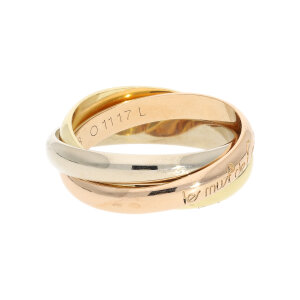 Cartier Ring Gold 750 Tricolor Second Hand wie neu...