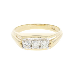 Ring Gold 585 Diamant Second Hand wie neu 25326152 getragen