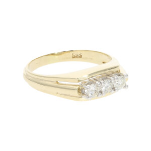 Ring Gold 585 Diamant Second Hand wie neu 25326152 getragen