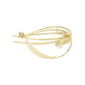 Brosche Gold 333 Akoya Zucht Perle Second Hand 25326158...