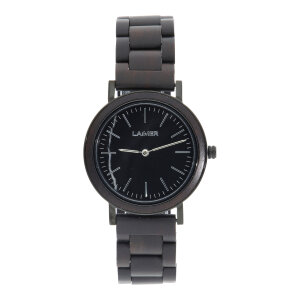LAiMER Damen Uhr 0071_1 Lilly Sandelholz mit Marmor Vegan