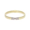 Goldarmreif Damen 585 Gold rhodiniert ca. 0,30 ct Diamant getragen 25326186 Second Hand