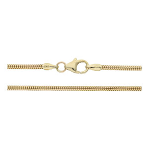 Schlangenkette Damen 333 Gold getragen 25326187 Second...