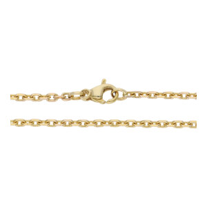 Ankerkette Damen 585 Gold diamantiert getragen 25326190...