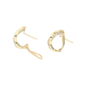 Diamant Clipohrstecker ca. 0.5 ct 585 Gold getragen...