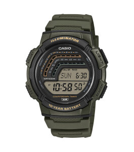 Casio Uhr Herren Timeless-Collection WS-1800-3AVEF Resin,...