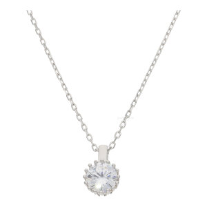 Anhänger mit Kette Silber 925 Zirkonia FSCO034si