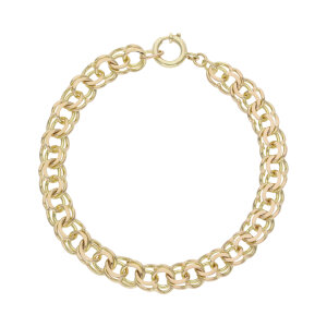 Armband Gold 333 Bismarck Garibaldi Muster Second hand...