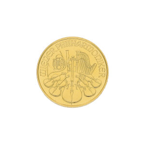 Goldmünze Wiener Philharmoniker 1/25 Unze 999.9...