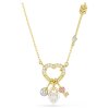 Swarovski Halskette mit Anhänger Idyllia 5737290 Verschiedene Schliffe, Herz, Schlüssel, Rosa, Gold plattiert