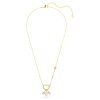 Swarovski Halskette mit Anhänger Idyllia 5737290 Verschiedene Schliffe, Herz, Schlüssel, Rosa, Gold plattiert
