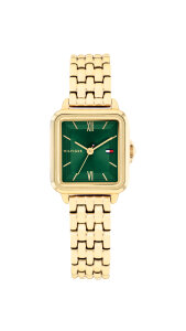 Tommy Hilfiger Uhr Damen 1782858 Edelstahl, Gold...