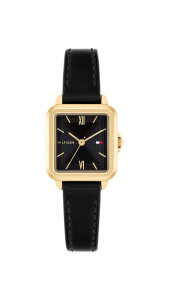 Tommy Hilfiger Uhr Damen 1782835 Edelstahl, Leder, Gold...