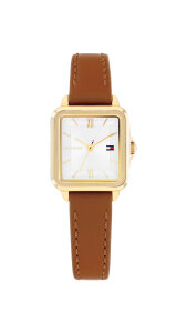 Tommy Hilfiger Uhr Damen 1782859 Edelstahl, Leder, Gold...