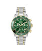 Boss Herrenuhr Chronograph 1514325 Sealiner Edelstahl, Grün, Goldplattiert
