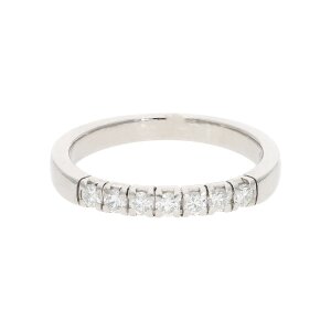 Memory Ring Diamant 0,32 Carat Weißgold Second Hand...