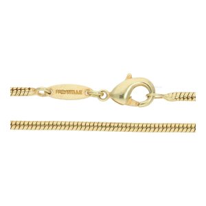 Freywille Schlangenkette Goldplattiert S1-50CM